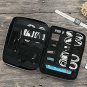 Electronics Organizer, Jelly Comb Double Layer Electronic Accessories Travel Gad