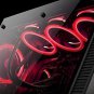 upHere Red Computer Case Fan 120mm LED Silent Fan for Computer Cases, CPU Cooler