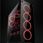 upHere Red Computer Case Fan 120mm LED Silent Fan for Computer Cases, CPU Cooler