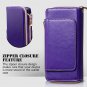 OnePlus 6T Wallet Case, ELV [PU Leather] Premium Detachable 2in1 Folio Purse Cre
