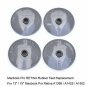 RION TECH 4 Pack Rubber Case Feet Set of 10pcs Repair Replacement Screw 1pcs