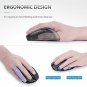 VicTsing MM057 2.4G Wireless Portable Mobile Mouse Optical Mice with USB Receive