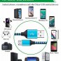 USB Charging Block Brick, NINIBER 6Ft Micro USB Cable Charging Box Adapter Plug