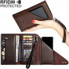 Marsyella RFID Wallets for Women  Wrist Strap  Credit Card  Passport Holder