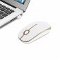 Jelly Comb 2.4G Slim Wireless Mouse with Nano Receiver Less Noise, Portable Mobi