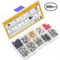 Sutemribor 300PCS Personal Computer Screw Standoffs Set Kit for Hard Drive Compu