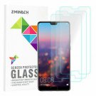 [3 Pack] ZMINDCH for Huawei P20 Pro Screen Protector Tempered Glass, Double Defe