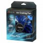2 Pack Blue 120mm Case Fan Cooling PC and Light Up Computer Case with Cool Look,