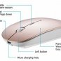 LOVRI 2.4G Rechargeable Slim Wireless Mouse with USB Receiver, 3 Adjustable DPI