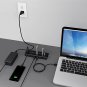 AUKEY CBH18BUSA 10Port Powered USB Hub, 3 Charging Ports, 7 USB 3.0 Data Por