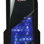 ATX Case, Mid Tower Case with Blue LED Fan/Gaming Case for PC with Side