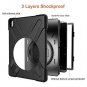 CCMAOiPad Pro 11 Case 2018, [Hand Strap] 360 Degree Rotating Kickstand[Not Sup