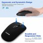 LeadsaiL Rechargeable Wireless Mouse,Computer Mouse Wireless,Cordless Mouse Sile