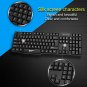 Vander Life Wired USB Keyboard 104 Key Standard Windows Keyboard Works with Wind