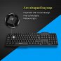 Vander Life Wired USB Keyboard 104 Key Standard Windows Keyboard Works with Wind