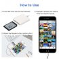 Aiguozer SD Card Camera Reader Adapter for iPhone iPad [Support iOS 9.2 or up] T