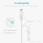 Apple MFi Certified Lightning Cable, Voltmax iPhone Charger w/Reinforced Aramid