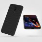 Oneplus 6T Case, Nillkin Carbon Fiber Premium Bumper Slim Case Back Cover [Compa