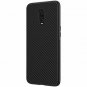 Oneplus 6T Case, Nillkin Carbon Fiber Premium Bumper Slim Case Back Cover [Compa