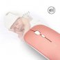 Rechargeable Wireless Mouse,inphic Mute Silent Click Mini Noiseless Optical Mice