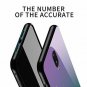 Oneplus 6T Case,Gradient Bicolor 9H Tempered Glass SeriesSlim Light Weight Thin