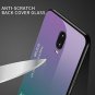 Oneplus 6T Case,Gradient Bicolor 9H Tempered Glass SeriesSlim Light Weight Thin