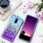 OnePlus 6T Case, Ruky [Gradient Quicksand Series] Glitter Flowing Liquid Floatin