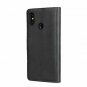 iCoverCase Xiaomi Mi 8 Case, Genuine Leather Wallet Case [Kickstand Magnetic C