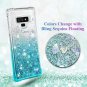 Ruky Galaxy Note 9 Case, Galaxy Note 9 Glitter Case, Gradient Quicksand Series R