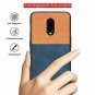 OnePlus 6T Case with Dual Layer Shockproof Half PC Back TPU Soft Jeans Lines F