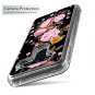 Shubo LG V40 / LG V40 ThinQ Case Flower Pattern Series Heavy Duty Protection PC