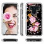 Shubo LG V40 / LG V40 ThinQ Case Flower Pattern Series Heavy Duty Protection PC