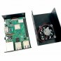 Micro Connectors Aluminum Raspberry Pi 3 Case for Model B B with Fan, Heatsinks