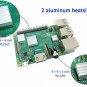 Micro Connectors Aluminum Raspberry Pi 3 Case for Model B B with Fan, Heatsinks