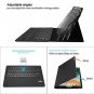iPad Pro 12.9 Keyboard Leather Case, Vivefox Wireless iPad Keyboard Folio Sm