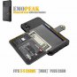 iPhone XR Case with Card Holder, Emopeak Protective Carbon Fiber Credit Card Cas