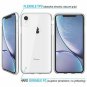 FlexGear Clear Case for iPhone XR 2 Glass Screen Protectors (Clear)