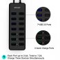 USB Data Hub, BYEASY USB 3.0 Hub with 3 Charging Ports, 7 USB 3.0 Ports, 36w Pow