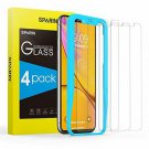 SPARIN Screen Protector for iPhone XR, [4 Pack] Tempered Glass Screen Protector