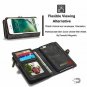 Spritech OnePlus 6T Wallet Case,Handmade Leather Large Capacity Detachable [Scra