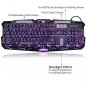Gaming Keyboard, BlueFinger Mechanical Computer Keyboard USB Wired LED 3 Color R