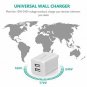 USB Wall Charger, Amoner UL Certified Dual USB 2Pack 2.1A Wall Charger with Fol