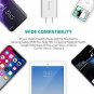 USB Wall Charger, Amoner UL Certified Dual USB 2Pack 2.1A Wall Charger with Fol