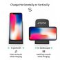 DIHUA Stand Wireless Charger, Qi Certified Wireless Fast Charging Stand Compatib