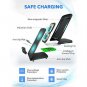 DIHUA Stand Wireless Charger, Qi Certified Wireless Fast Charging Stand Compatib