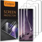 [3 Pack] LG V40 ThinQ Screen Protector Film, [Case Friendly] [Full Coverage] [Bu