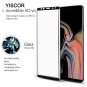Galaxy Note 9 Screen Protector. YISCOR Bubble Free Case Friendly Tempered Glass