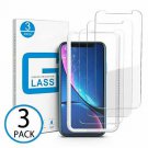Marge Plus Compatible with iPhone XR Screen Protector, [3pack] Clear HD Tempered