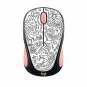 Logitech M317 Wireless Mouse Pink Doodle Brainstorm Pink (910005308)