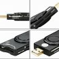 USB Smart Card Reader, Rocketek DOD Military USB CAC Memory Card Reader Compatib